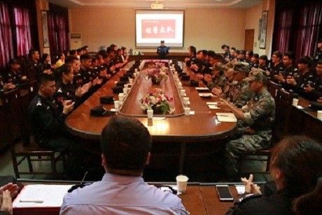 16届-17换届 退伍仪式